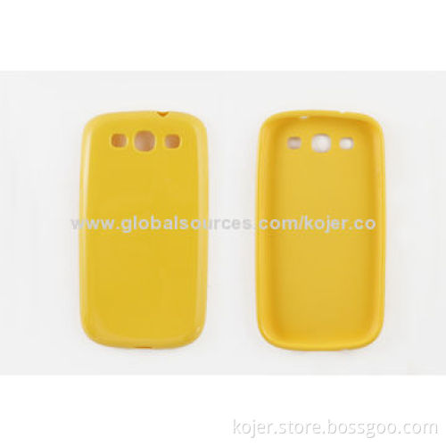 TPU Mobile Phone Cases for Samsung Galaxy S5/S4/S3, Customized Patterns and Logos Accepted